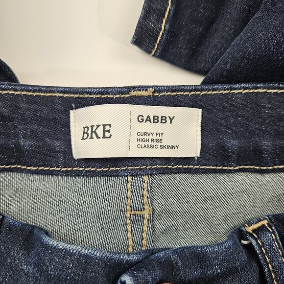 Buckle‎ BKE Gabby Curvy Fit Jeans Women's 28 High Rise Classic Skinny Dark Wash - Picture 2 of 9